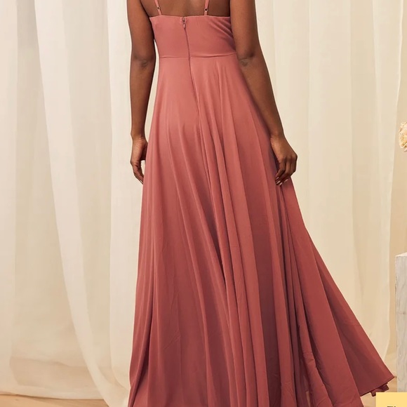 Lulus All About Love Rusty Rose Maxi Dress - Picture 10 of 13